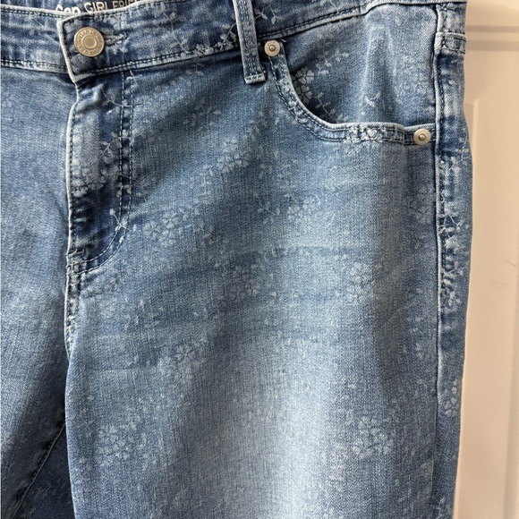 GAP girlfriend floral jeans - Picture 4 of 7